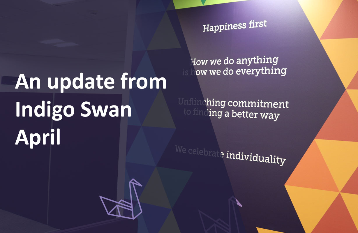 An update from Indigo Swan: April