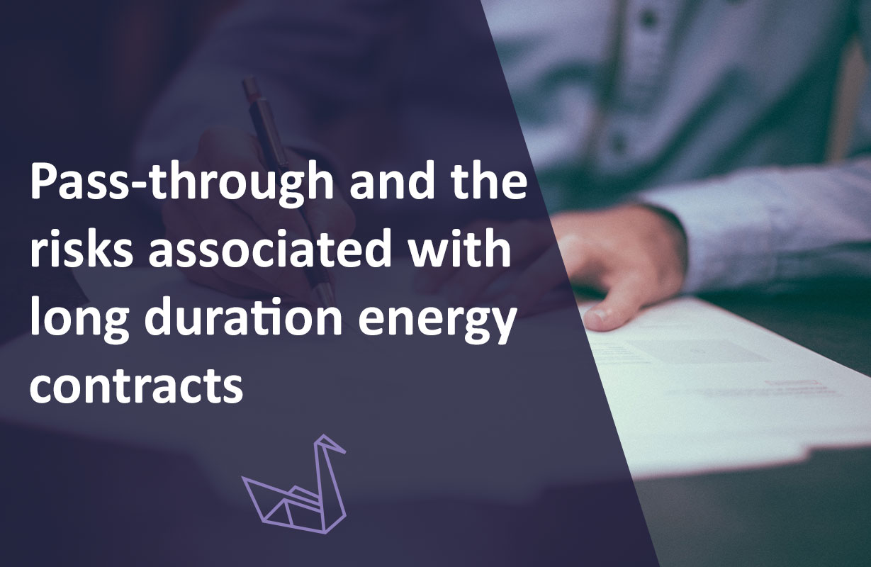 Pass-Through And The Risks Associated With Long Duration Energy Contracts