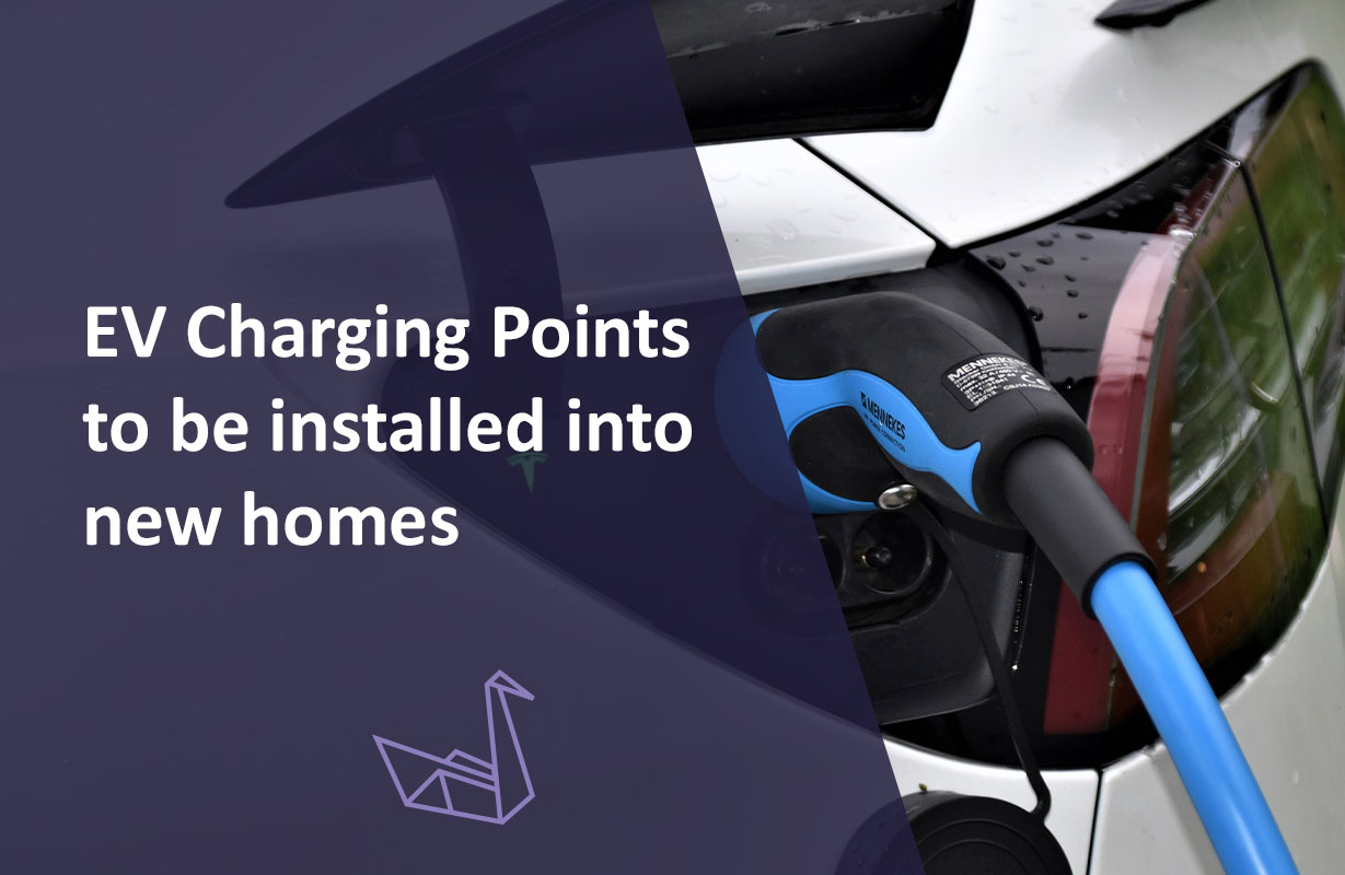 EV Charging Points to be installed in new homes in England by law from next year