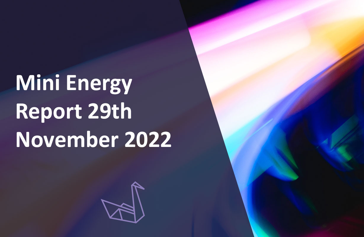 Mini Energy Report 29th November 2022