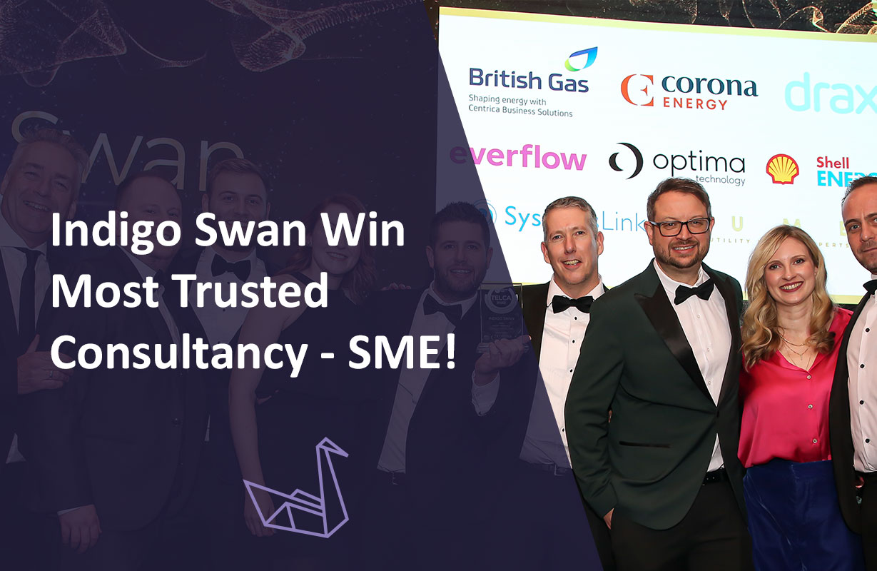 Indigo Swan Win Most Trusted Consultancy – SME at TELCA Awards 2022