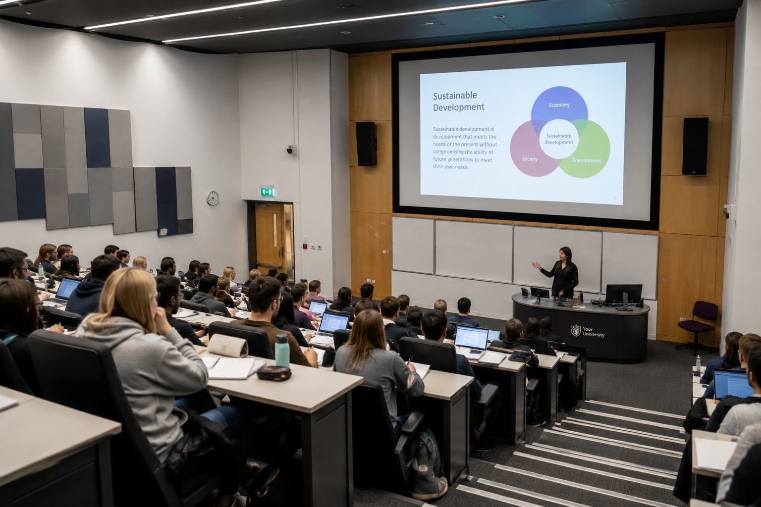 University lecture theatre