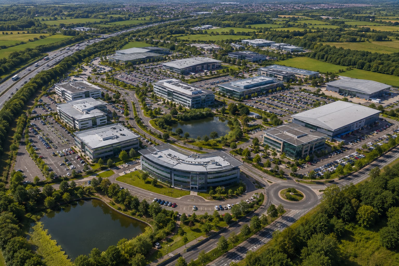 Business Park Aerial