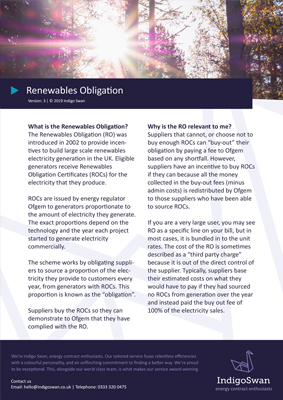 |Renewables Obligation|
